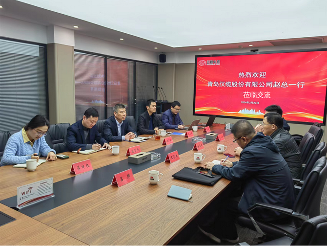 Mutual visits, integration, and co creation of a new chapter in the future | Han Cable Co., Ltd. delegation visits