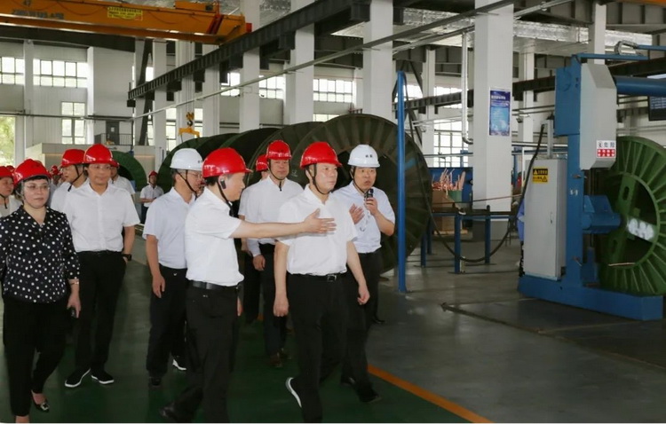 Leaders from Yixing City visited remotely to jointly evaluate the 5G+smart factory project