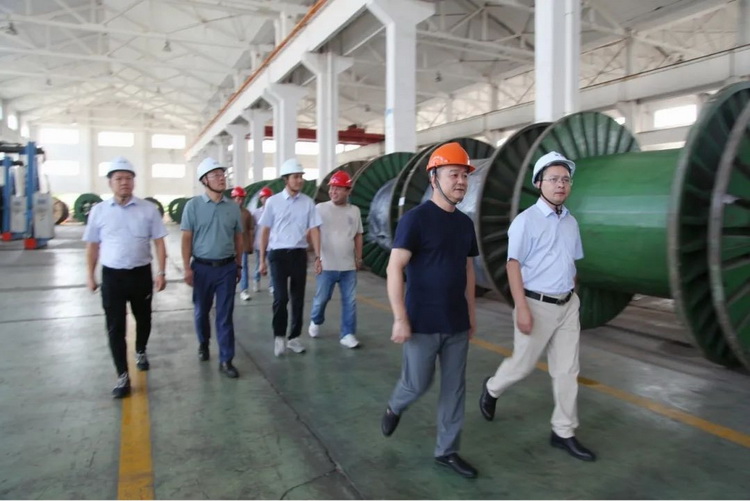 Yuancheng stock leaders lead the team to carry out pre Festival safety inspection
