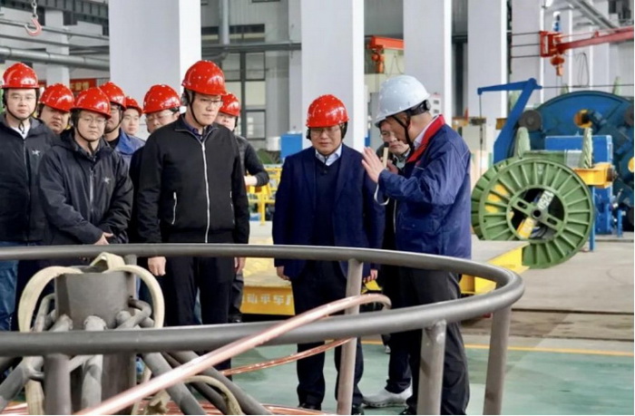 Leaders of Guanlin town and Zhoutie town visited remote stock -- in depth investigation of 5g+smart factory project