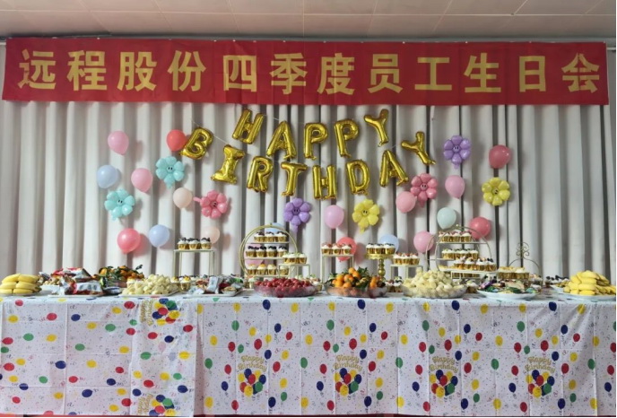 The warm winter sun painted a long scroll of years | remote shares held the fourth quarter employee birthday party